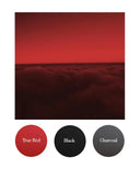 True Red, Black, Charcoal