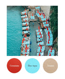 Geranium, Blue Aqua, Sesame