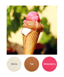 Stone, Tan, Strawberry