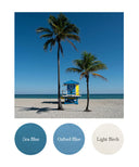 Sea Blue, Oxford Blue & Light Birch