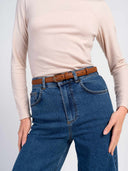 Taylor Skinny Leather Belt