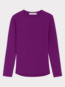 Long Sleeve Cotton Rib Crew