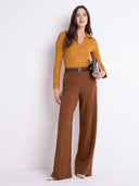 Ponte Wide Leg Trousers