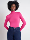 Silky Roll Neck Top