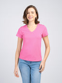 Short Sleeve Everyday V Neck T-Shirt