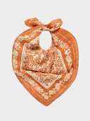 Border Floral Print Scarf