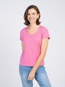 Short Sleeve Everyday Scoop Neck T-Shirt