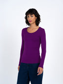 Silky Scoop Neck