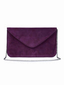 Emmeline Suede Clutch Bag