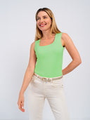 Sleeveless Soft Square Vest