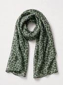 Sylvie Leopard Square Silk Scarf