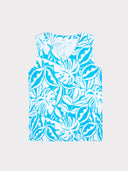 Printed Sleeveless Linen Top