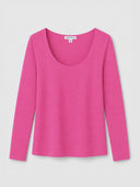 Darcey Scoop Neck Long Sleeve Top